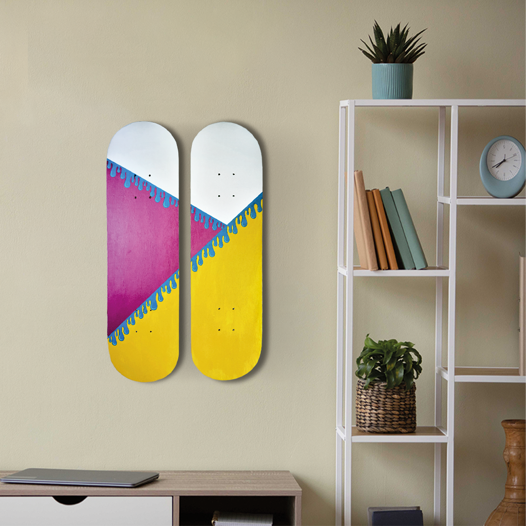 "Leak" Skateboard Wall Decor