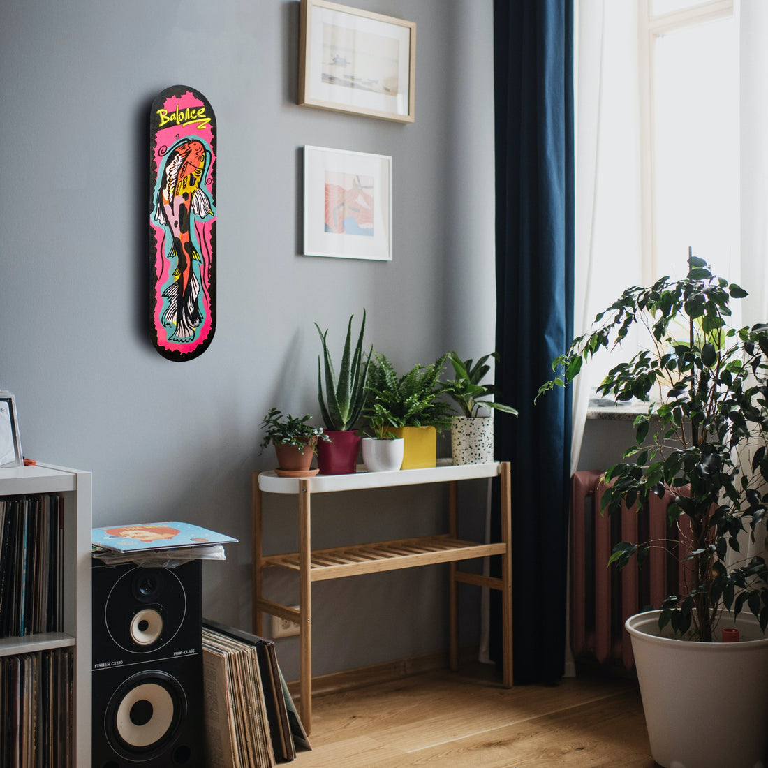 "Balance" Skateboard Wall Decor