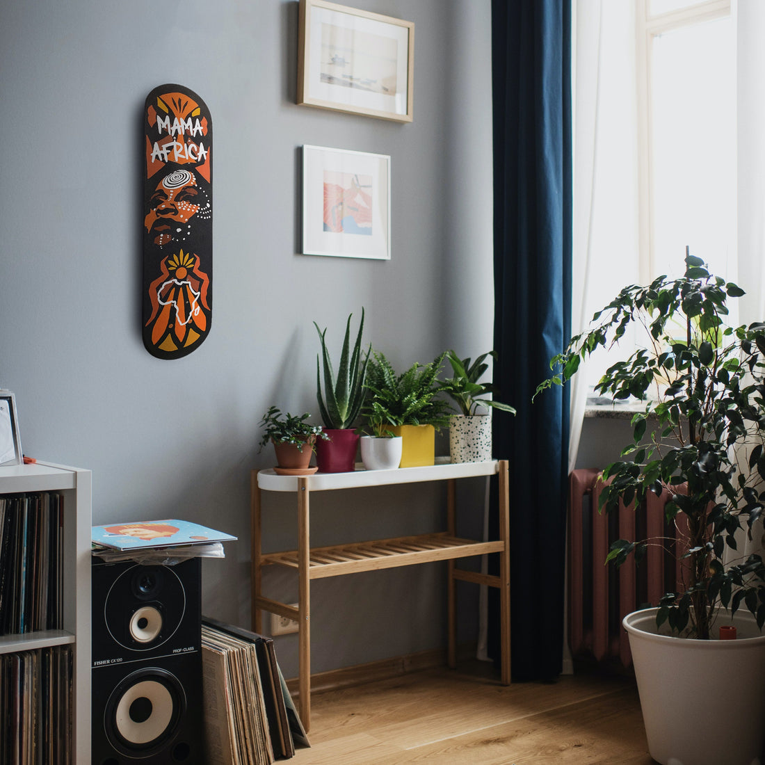 "Mama Africa" Skateboard Wall Decor