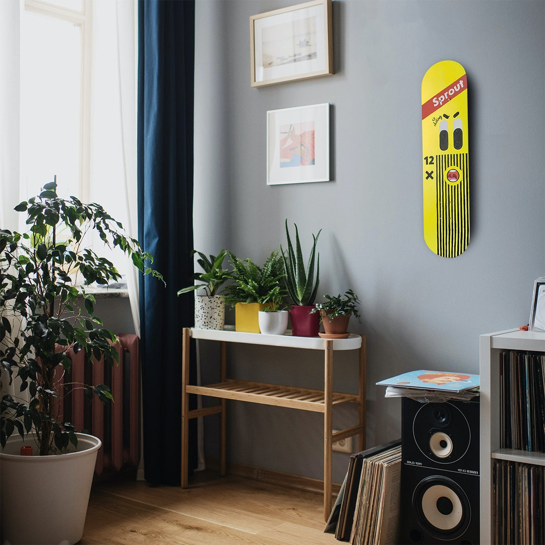 "Sprout" Skateboard Wall Decor