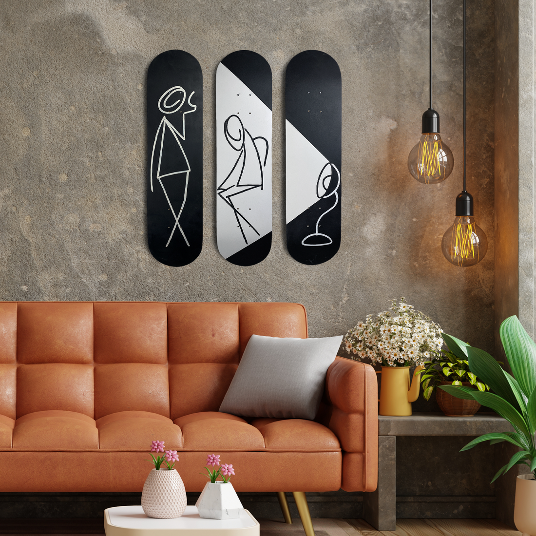 "Echoes of Self" Skateboard Wall Decor