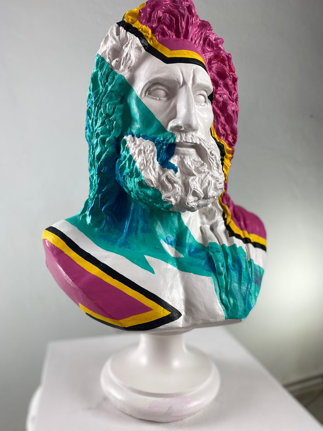 Zeus "Color Stripes" Sculpture