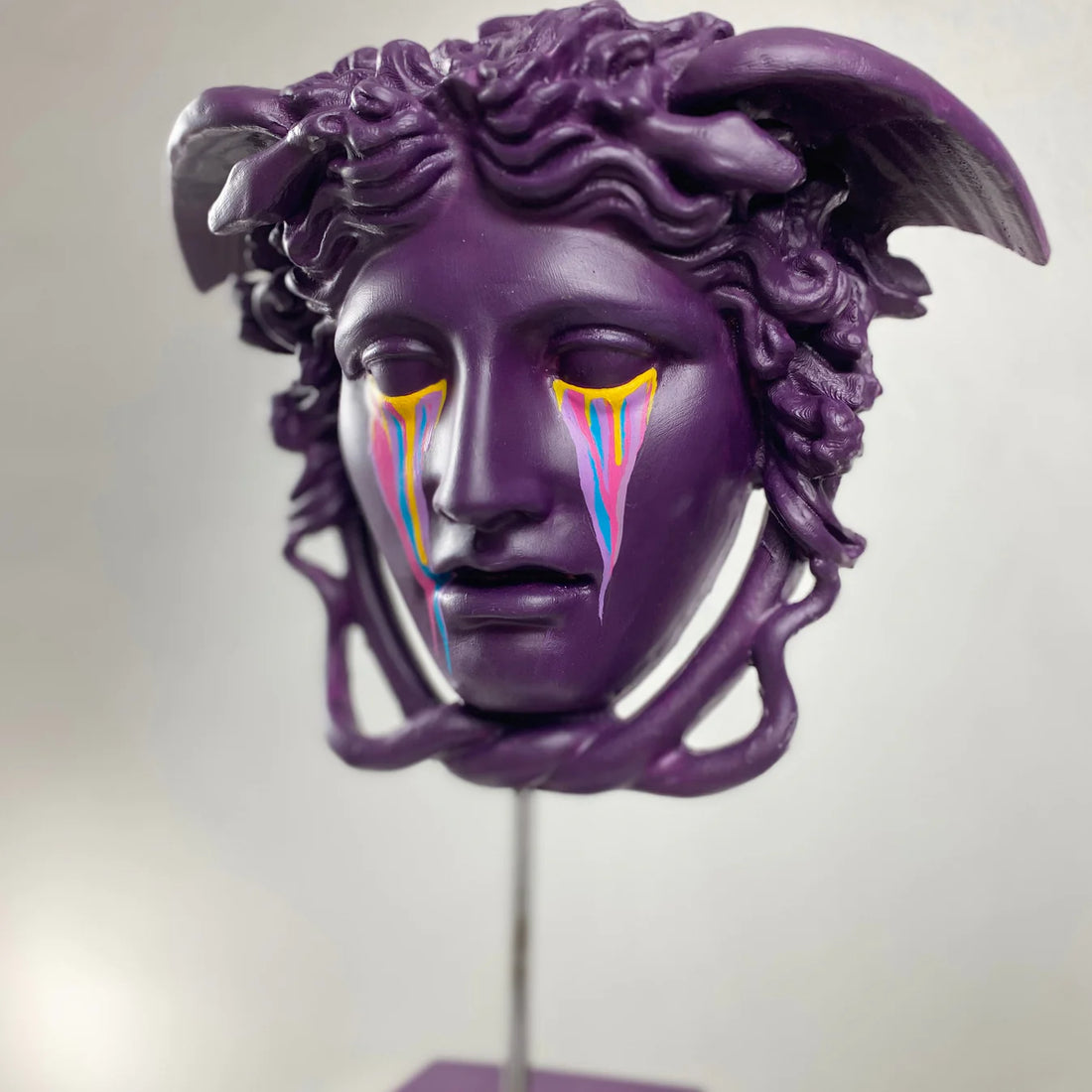 Medusa "Purple Requiem" Sculpture
