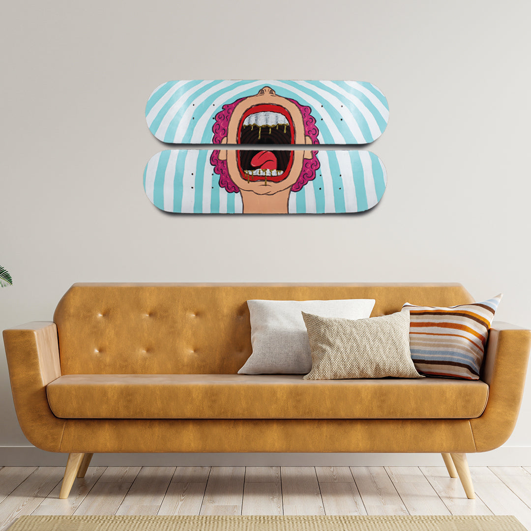 "The scream" Skateboard Wall Decor