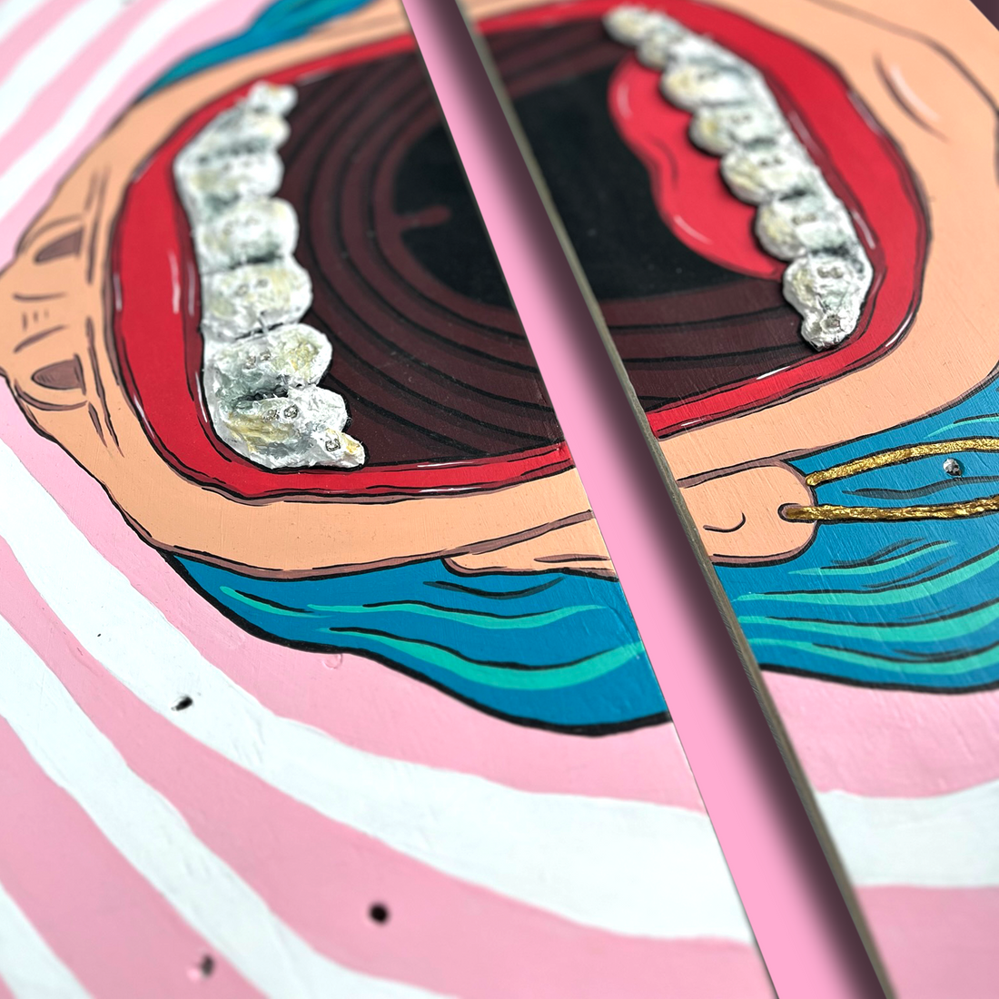 "The Shout" Skateboard Wall Decor