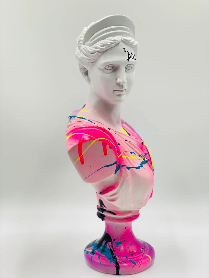 Artemis Sculpture Colorful Strokes