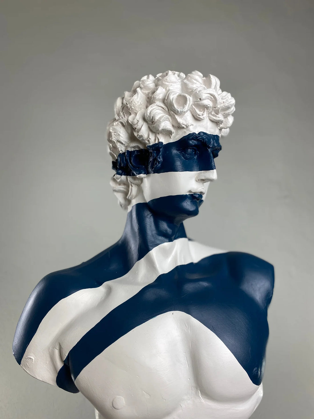 David "Blue Surge" Sculpture