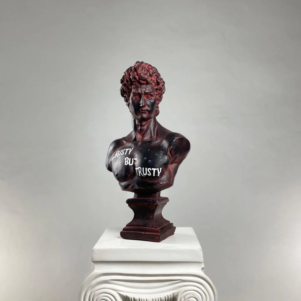 David "Rusty But Trusty" Sculpture