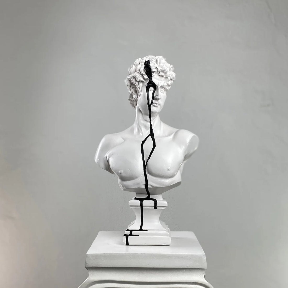 David "Black Streak" Sculpture