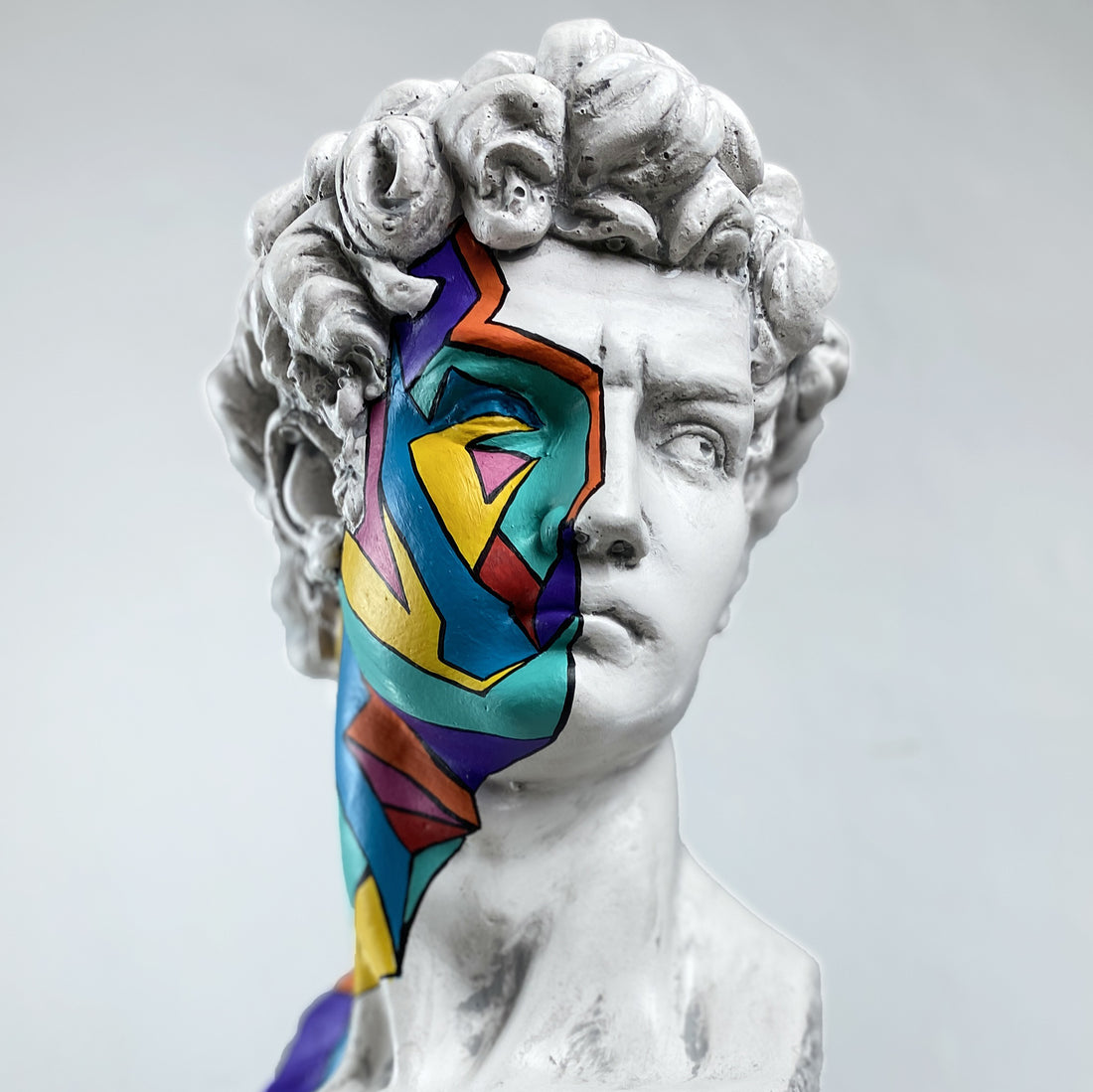 David "Prism Face" Sculpture