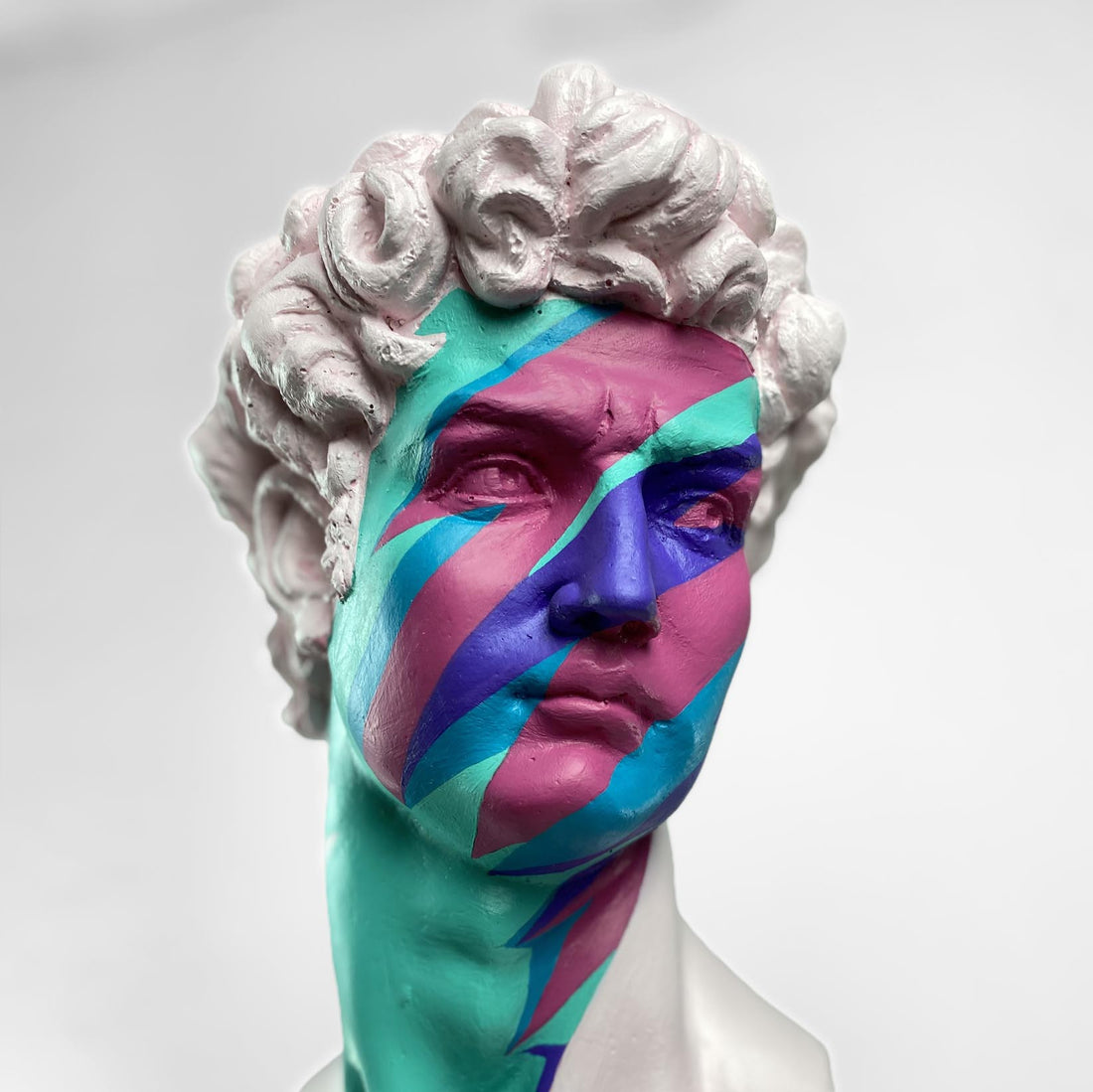 David "Neon Pulse" Sculpture