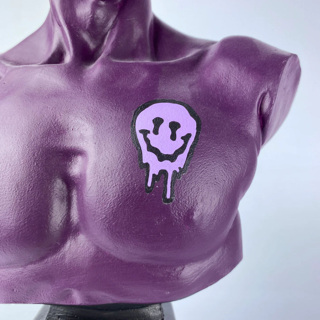 David "Purple Joy" Sculpture