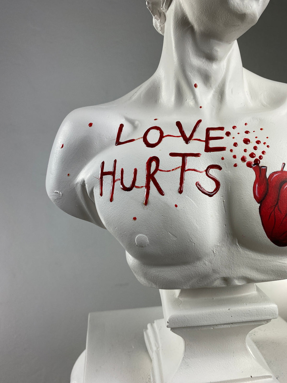 David "Love Hurts" Sculpture
