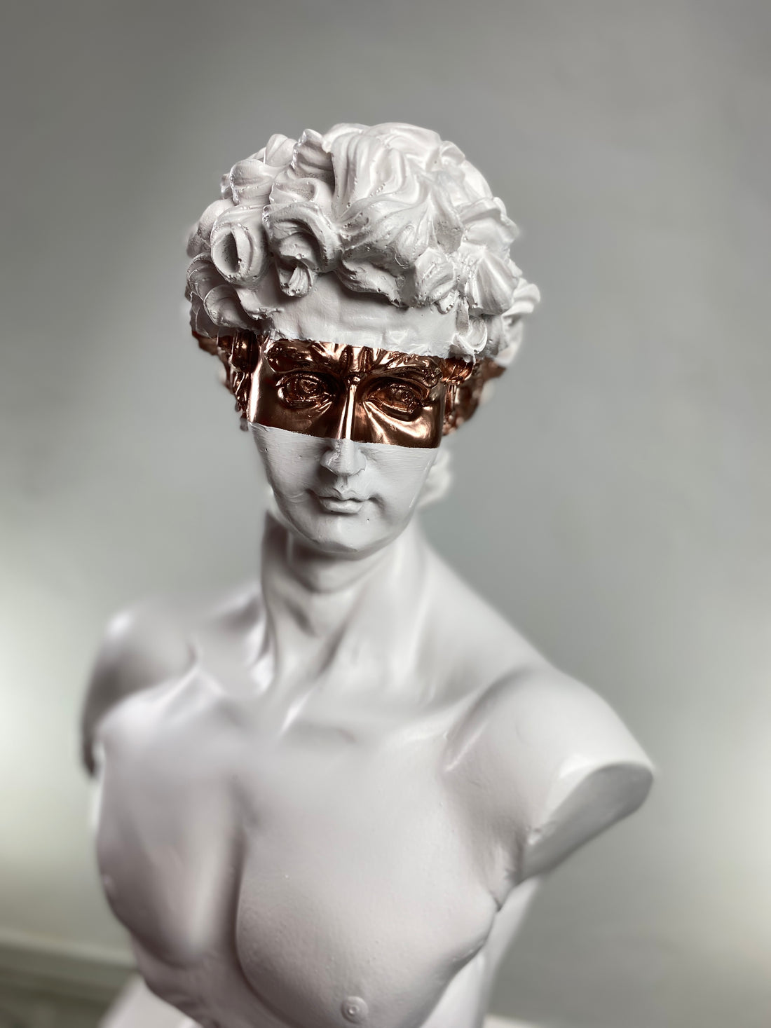 David "Bronze Eyes" Sculpture