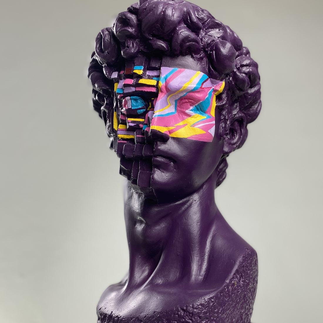 David "Deep Purple" Sculpture