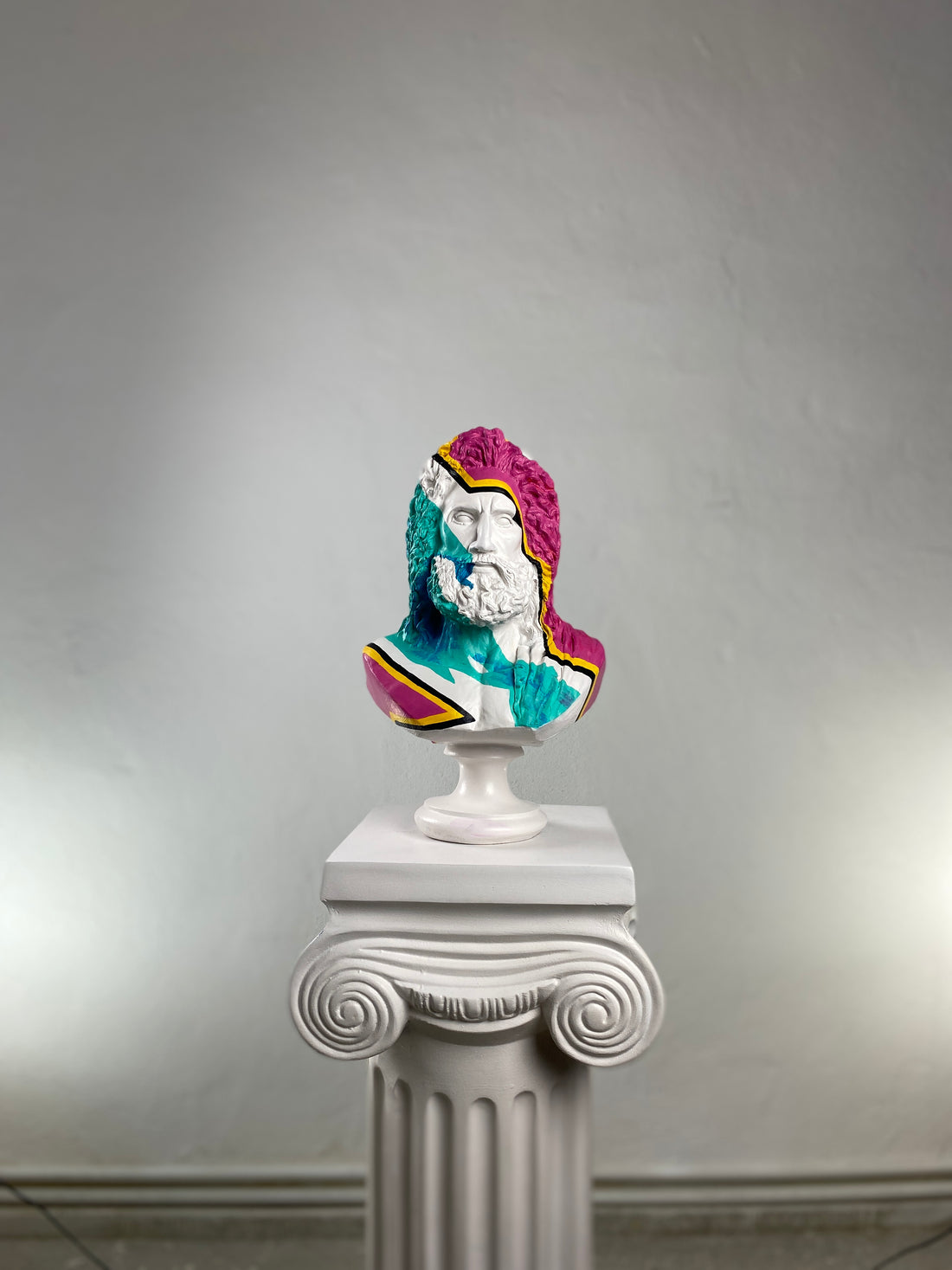 Zeus "Color Stripes" Sculpture