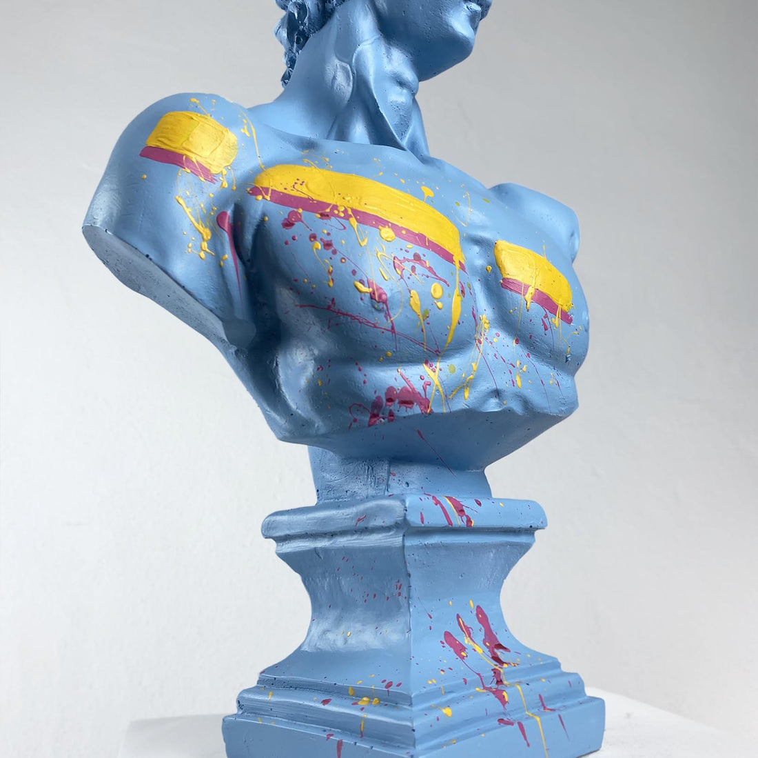 David "Yellow Streak" Sculpture