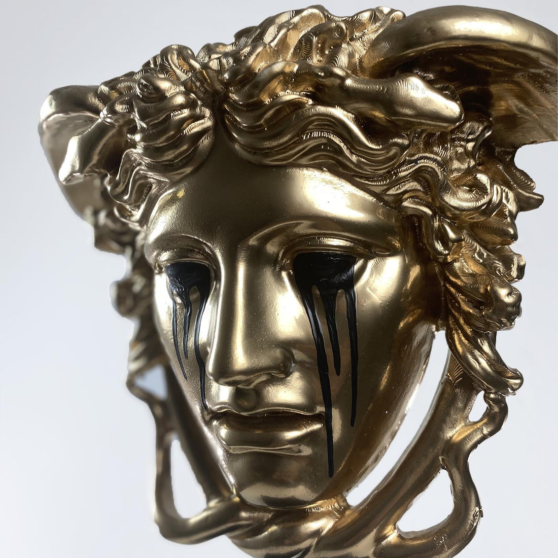 Medusa "Black Tears" Sculpture
