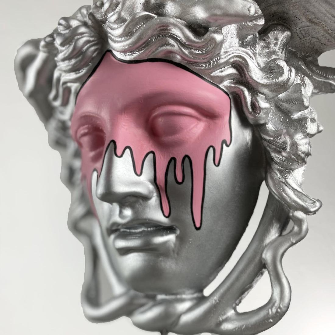 Medusa "Pink Eclipse" Sculpture