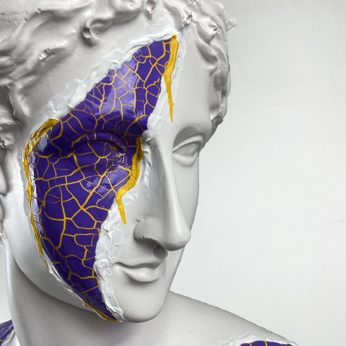 Diana "Violet Shatter" Sculpture