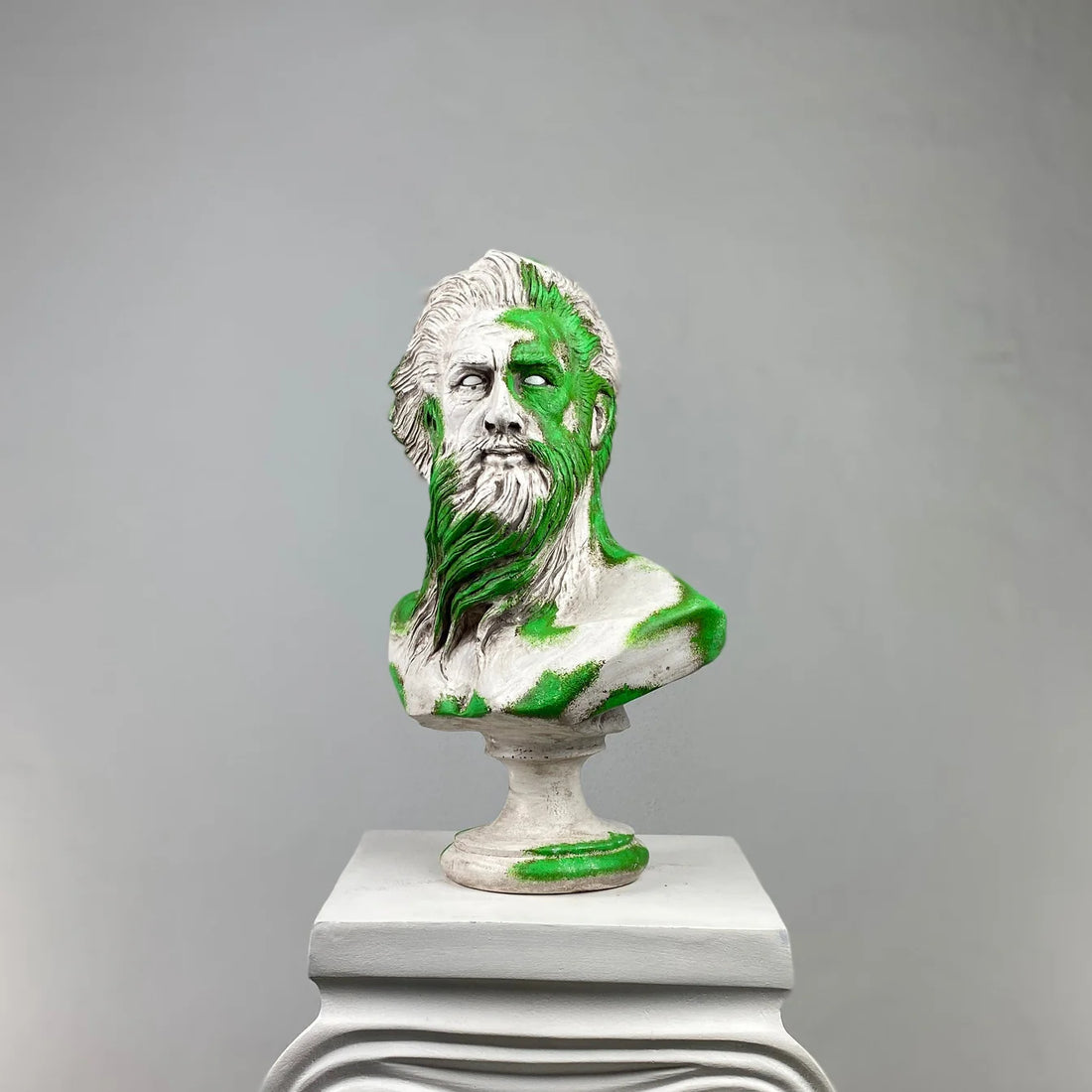 Poseidon "Mossy" Sculpture