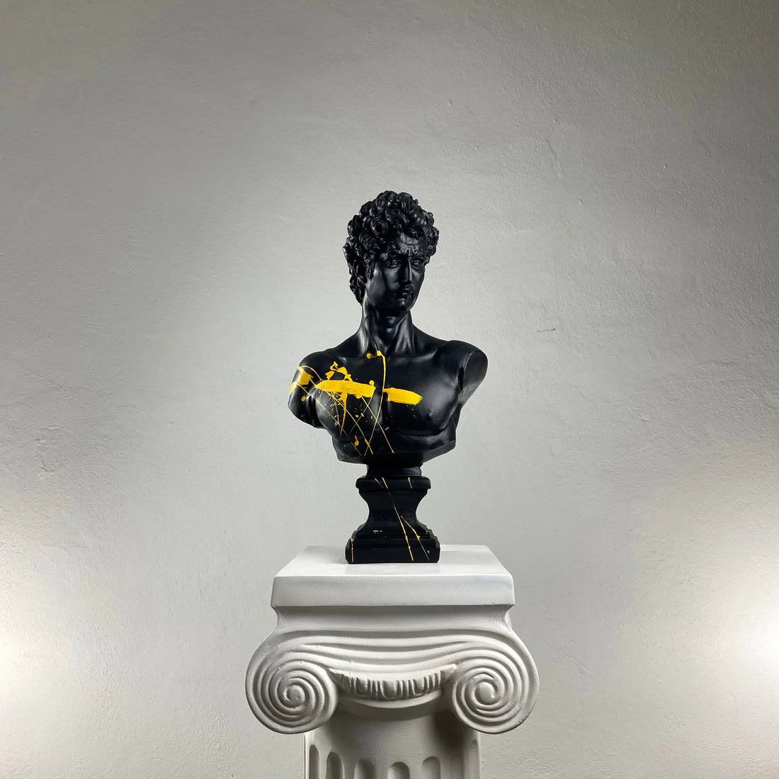 David "Yellow Splash" Sculpture
