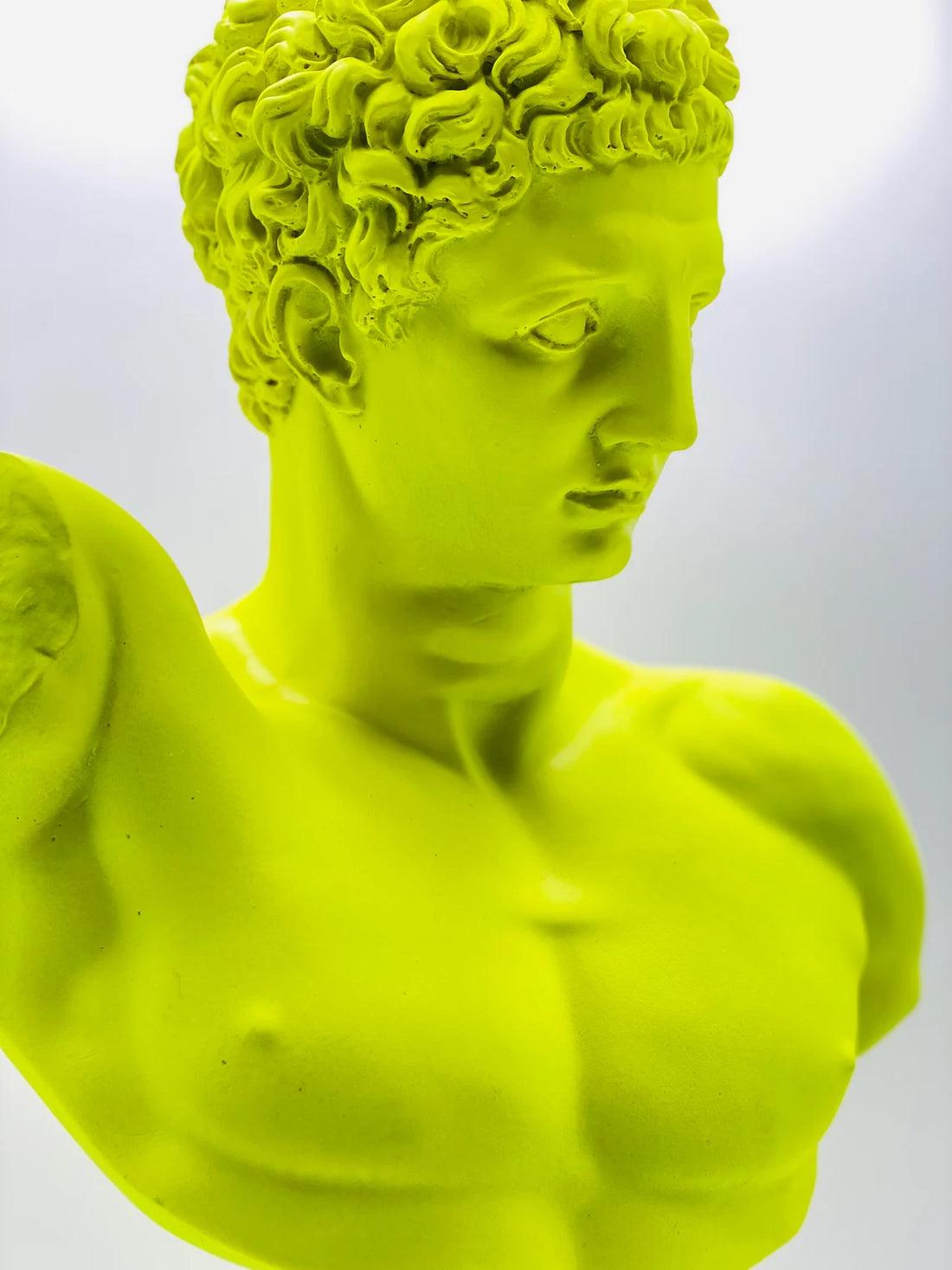 Hermes Sculpture Neon Green