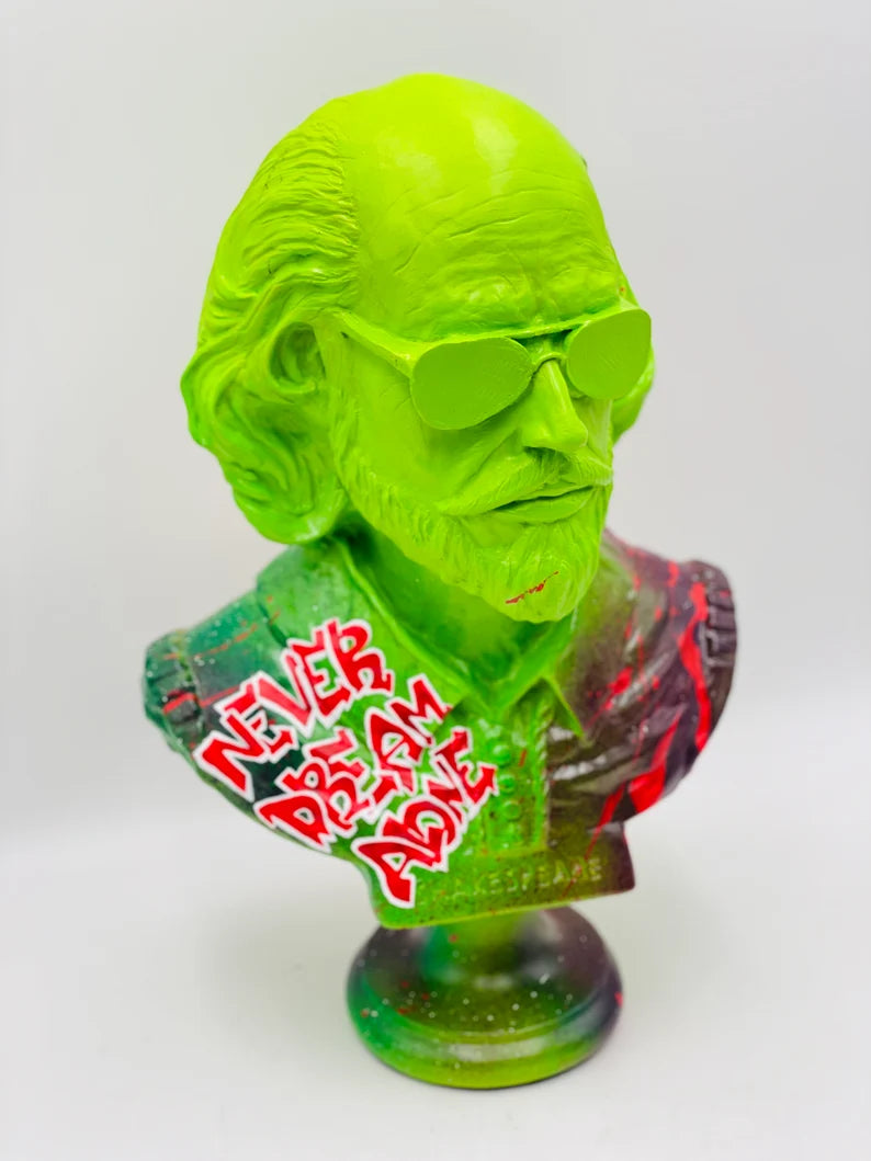 Shakespeare Sculpture Green